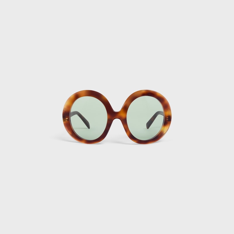 Disc sunglasses in Acetate - CLASSIC HAVANA -  - 1 | CELINE