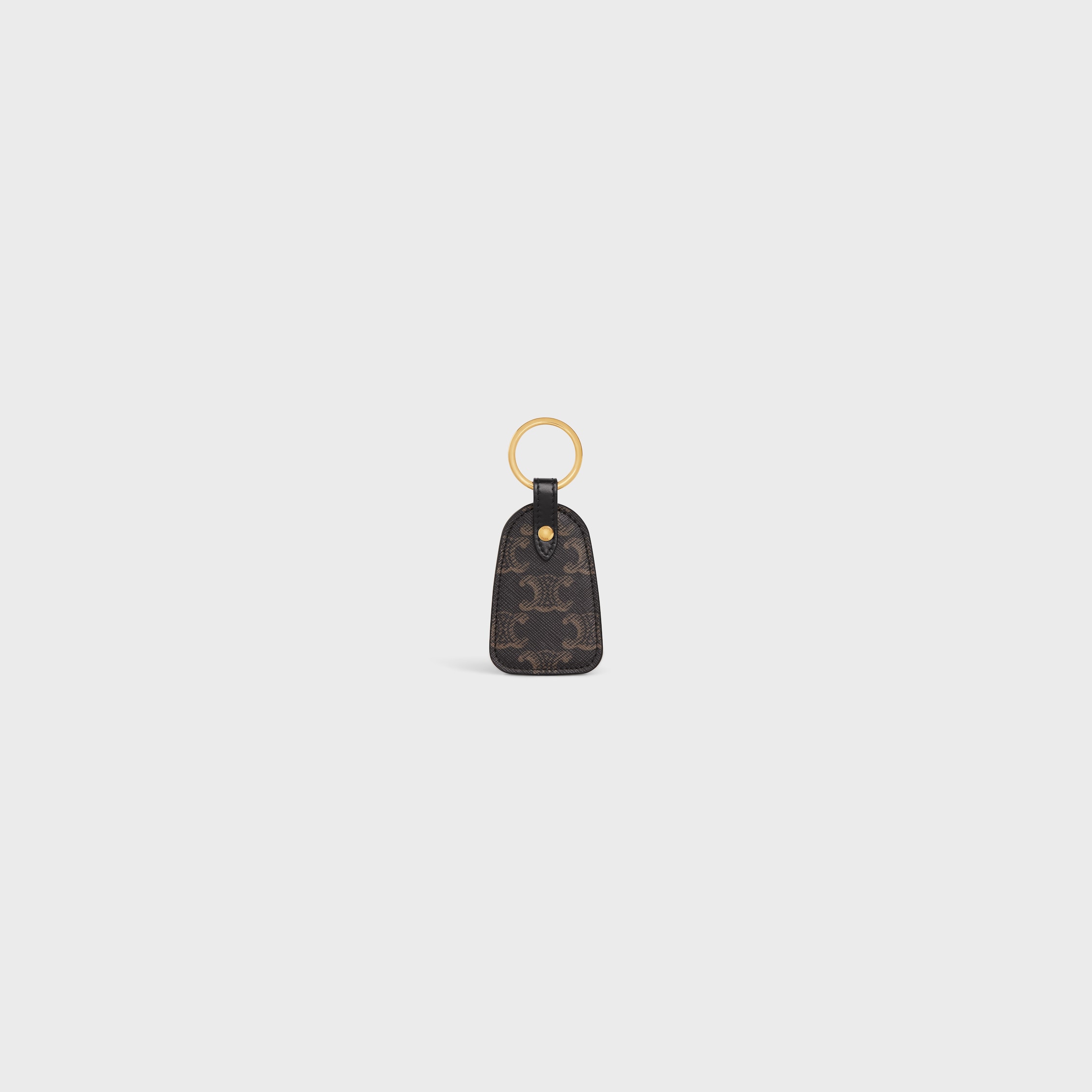 CELINE Key holder IN Triomphe canvas and calfskin