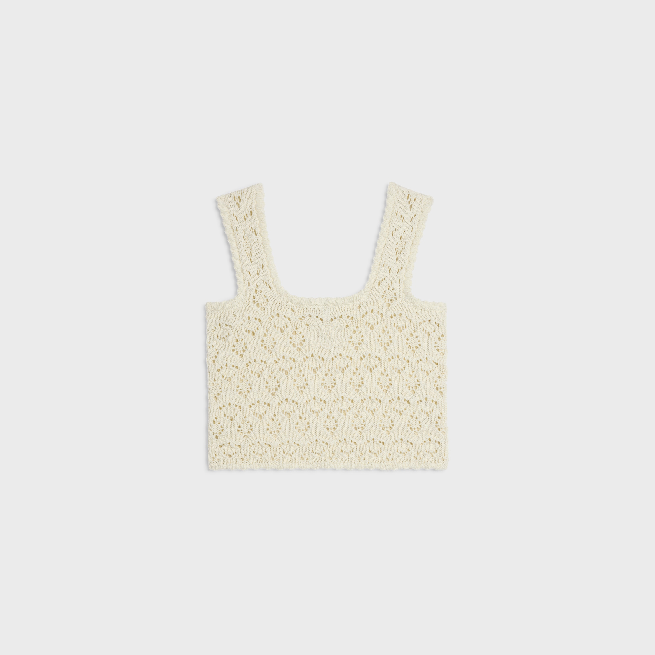CELINE top IN cotton pointelle