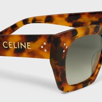 Cat Eye S342 sunglasses in Acetate - SPOTTED HAVANA -  - 2 | CELINE