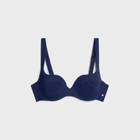 top balconette em malha mate - BLEU NUIT - - 1 | CELINE