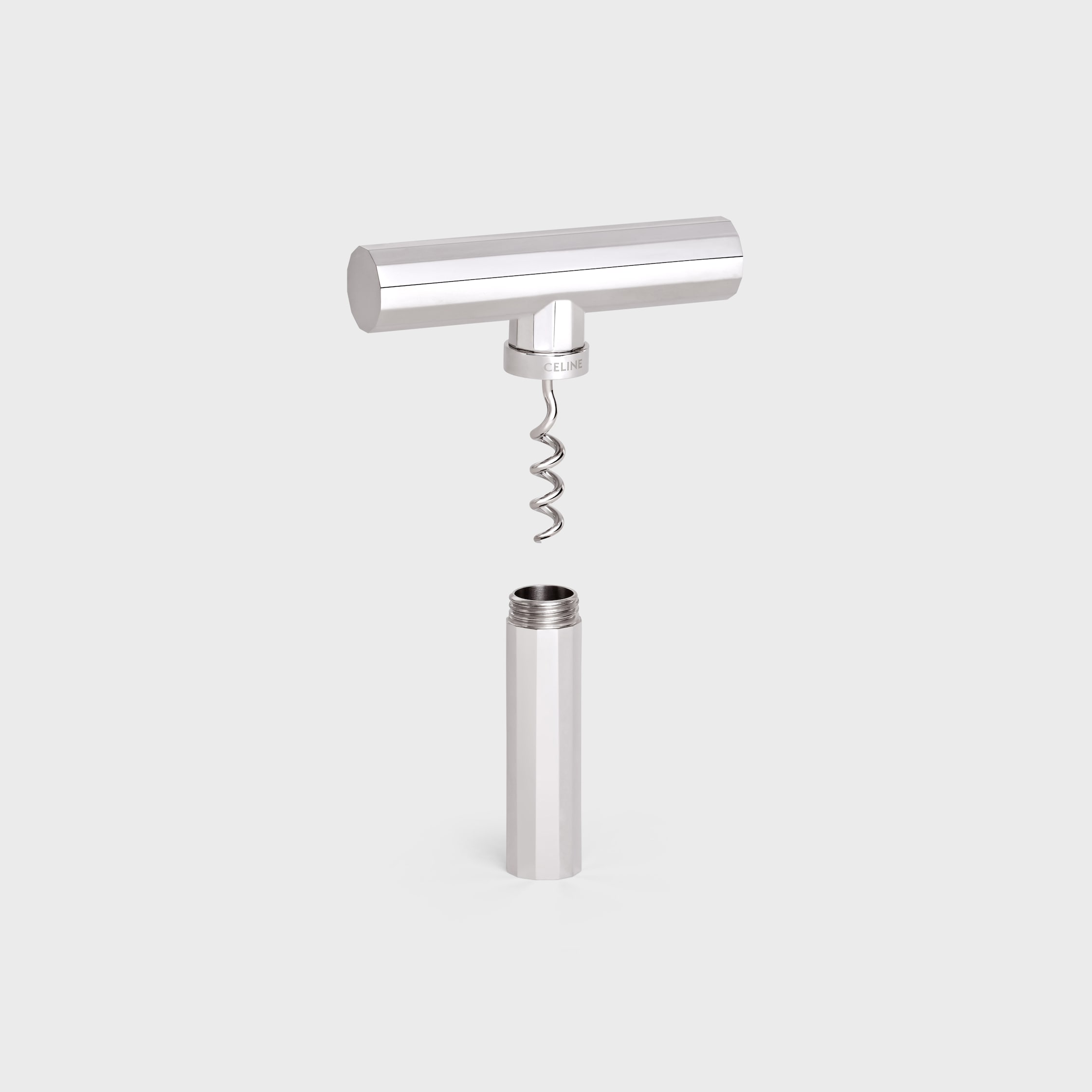 CELINE CORKSCREW IN STEEL
