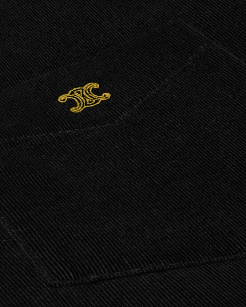 camisa de pana - LAVADO A LA PIEDRA NEGRO CLARO -  - 1 | CELINE