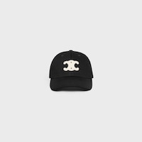 triomphe baseball cap IN COTTON DRILL - BLACK -  - 2 | CELINE