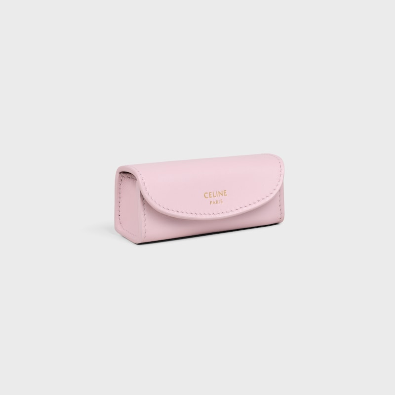 LIPSTICK CASE IN SMOOTH CALFSKIN - DIRTY PINK / SYRAH - ACCESSORIES - 1 | CELINE