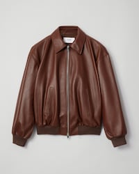 teddy jacket IN CALSFSKIN - BROWN -  - 1 | CELINE