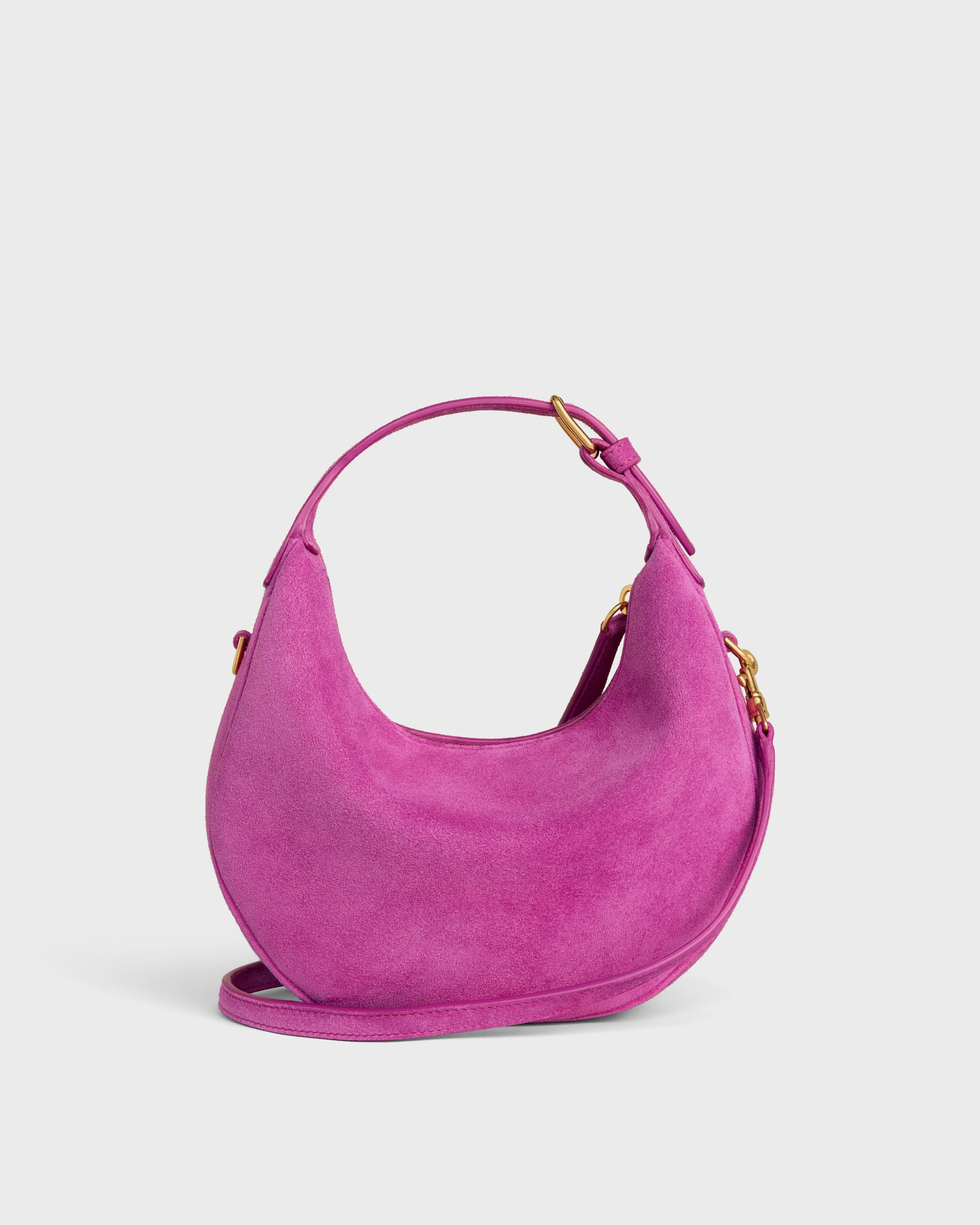 セリーヌ/CELINE Teen Celine Lulu IN SUEDE CALFSKIN - MAGENTA | CELINE