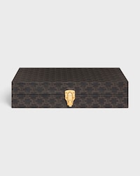 BACKGAMMON TOILE TRIOMPHE - Noir / Tan - CADEAUX D'EXCEPTION - 2 | CELINE