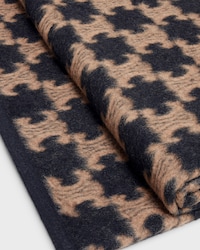 BLANKET AND BLANKET HOLDER IN CALFSKIN - BLACK / TAN - ESSENTIAL GIFTS - 2 | CELINE