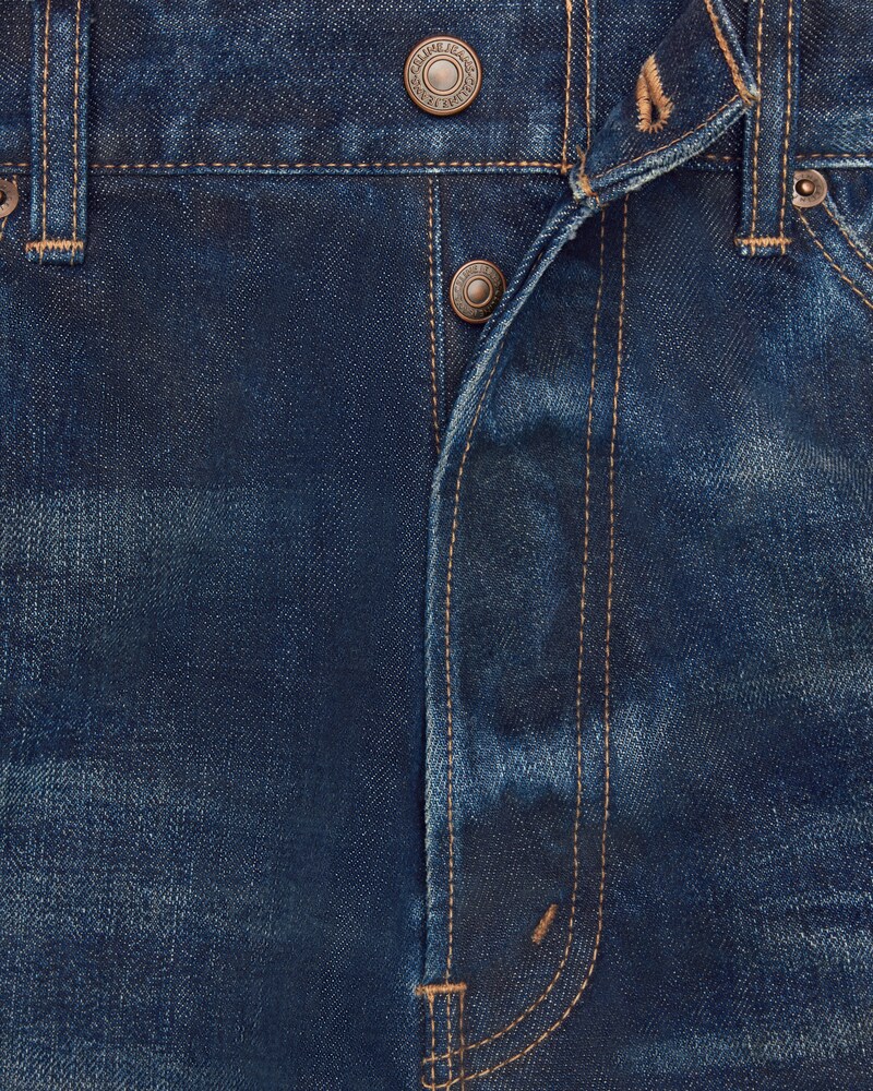 wesley jeans in indigo dark stone denim - INDIGO DARK STONE -  - 1 | CELINE