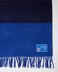 ÉCHARPE EN CACHEMIRE BICOLORE - BLEU MARINE/BLEU -  - 2 | CELINE