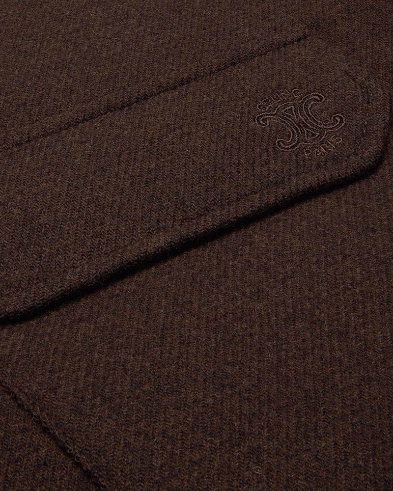 surchemise flanelle laine - MARRON -  - 1 | CELINE