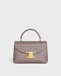 TEEN NINO BAG IN SUPPLE GRAINED CALFSKIN - PEBBLE - SHOULDER BAGS - 1 | CELINE