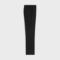 PANTALONES DE ESTILO MOD DE GABARDINA DE LANA - NEGRO -  - 2 | CELINE