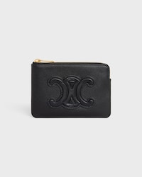 Coin Purse  IN smooth calfskin - BLACK - COIN HOLDERS - 1 | CELINE