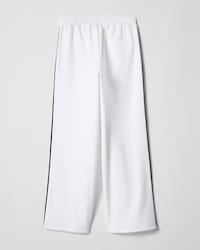 TRACKSUIT TROUSERS IN double-face jersey - OPTIC WHITE / BLACK -  - 2 | CELINE