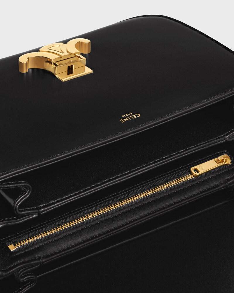 Borsa Triomphe Classique in pelle di vitello lucida - NERO - REGALI SU MISURA - 1 | CELINE