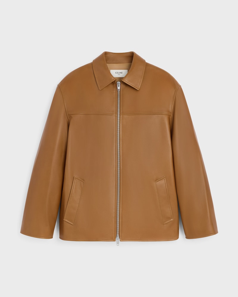 jacket IN plongé lambskin - TOBACCO -  - 1 | CELINE