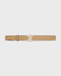 Reversible Strap 25MM IN Smooth and Grained Calfskin -  -  - 2 | CELINE