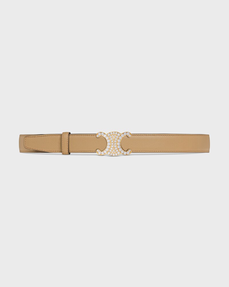 Reversible Strap 25MM IN Smooth and Grained Calfskin -  -  - 1 | CELINE