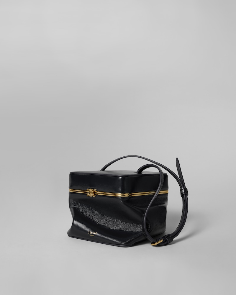 CUBE IN GLOSSY LAMBSKIN - INK BLUE - ALL BAGS - 1 | CELINE