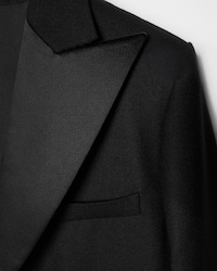 vareuse tux coat IN stretch wool twill - BLACK -  - 2 | CELINE