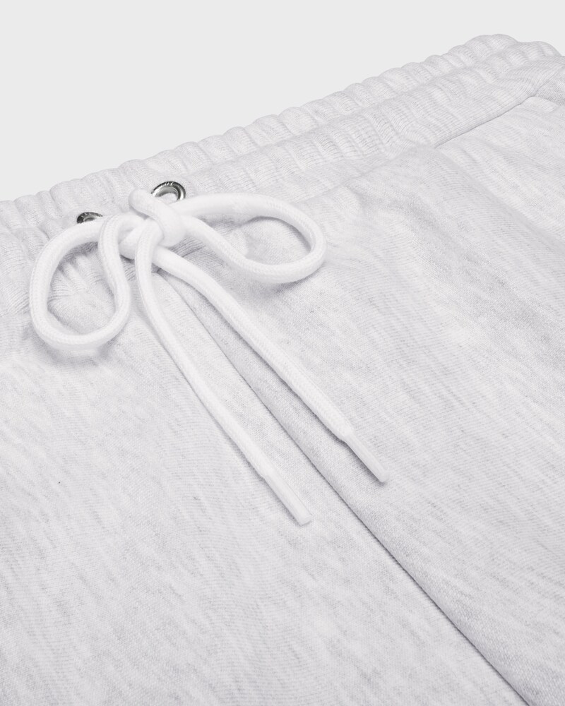 FLARED SWEATPANTS IN cotton fleece - PALE GREY/ OFF WHITE -  - 1 | CELINE