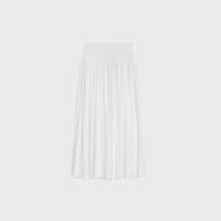 skirt IN COTTON POPLIN - WHITE -  - 2 | CELINE