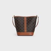 Small Bucket IN Triomphe Canvas and calfskin - TAN - LUNAR NEW YEAR SELECTION - 1 | CELINE
