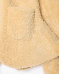 jacket IN SHEARLING - EGGNOG -  - 2 | CELINE