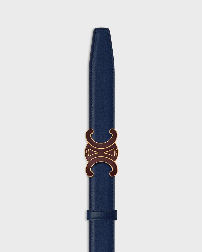 Reversible Strap 25MM IN Smooth and Grained Calfskin -  -  - 1 | CELINE
