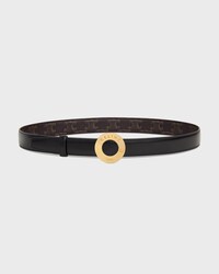 Reversible Strap 25MM IN Taurillon Leather and Triomphe Canvas -  -  - 2 | CELINE