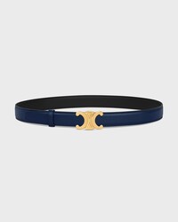 Reversible Strap 25MM IN Smooth and Grained Calfskin -  -  - 1 | CELINE