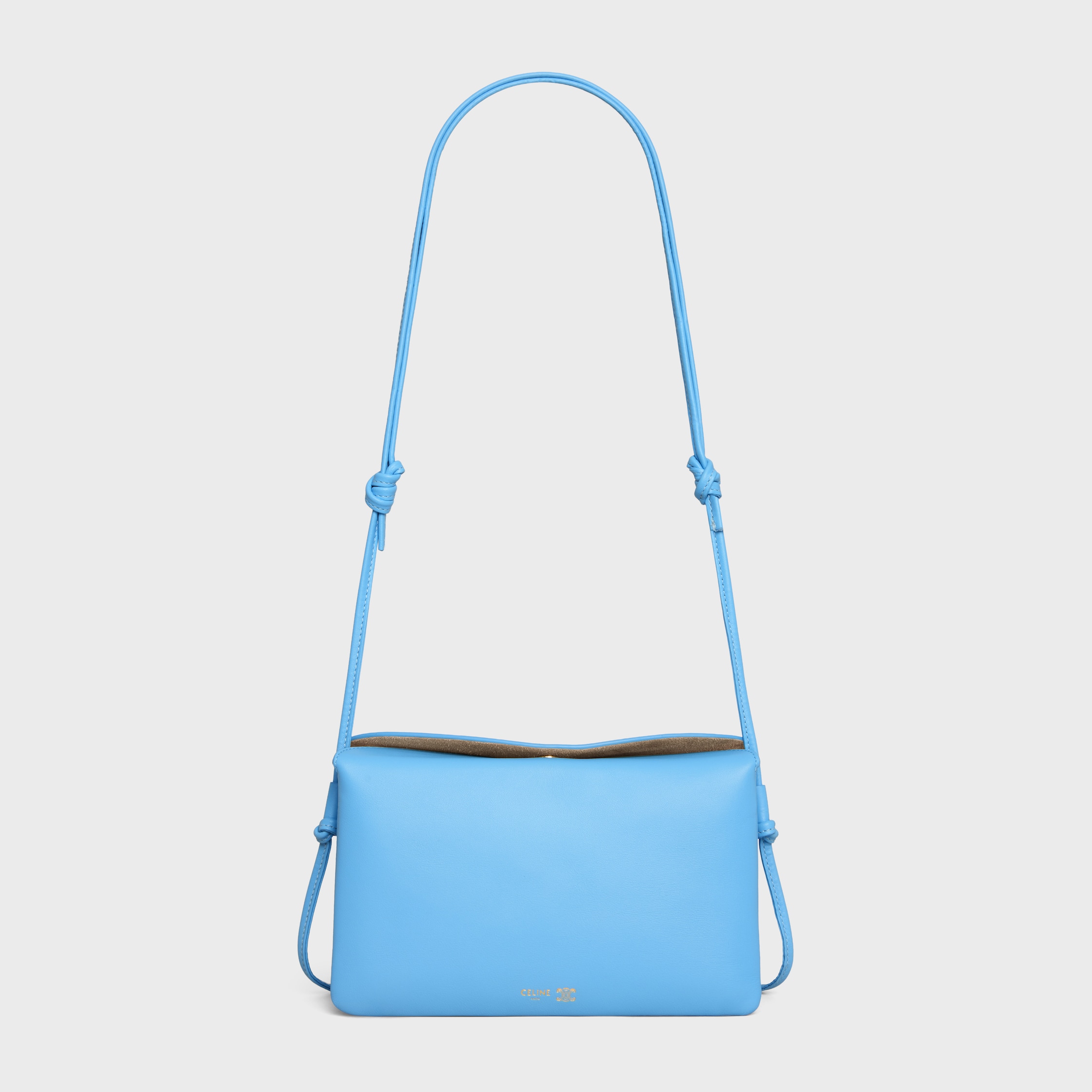 TRIO FLAP IN Smooth Lambskin - SKY BLUE | CELINE