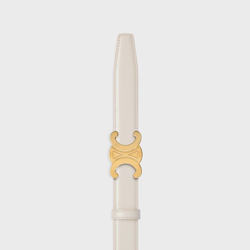 lanière de ceinture réversible 25MM Cuir de Taurillon et Veau façon python -  -  - 1 | CELINE