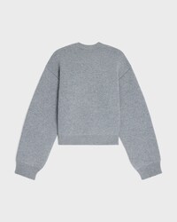 JERSEY CON CUELLO REDONDO DE CACHEMIRA - GRIS / AZUL -  - 2 | CELINE