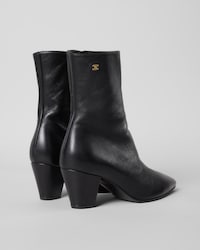 STAGE FITTED BOOT IN LAMBSKIN - BLACK -  - 2 | CELINE