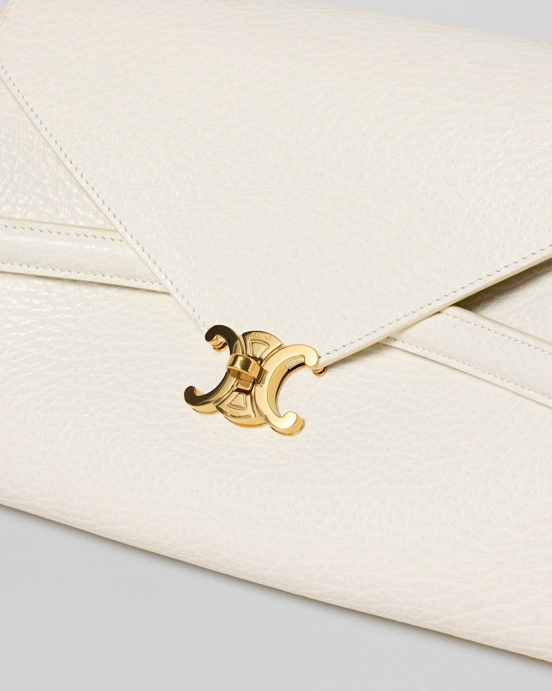 FLAIR BAG IN PELLE DI VITELLO GRANATA XL - BIANCO CREMA - BORSE A SPALLA - 1 | CELINE
