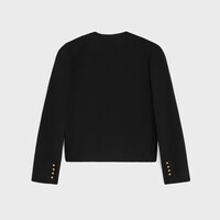 icone jacket IN viscose - BLACK -  - 2 | CELINE