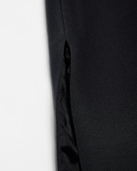 skirt IN wool and silk cady - BLACK -  - 2 | CELINE