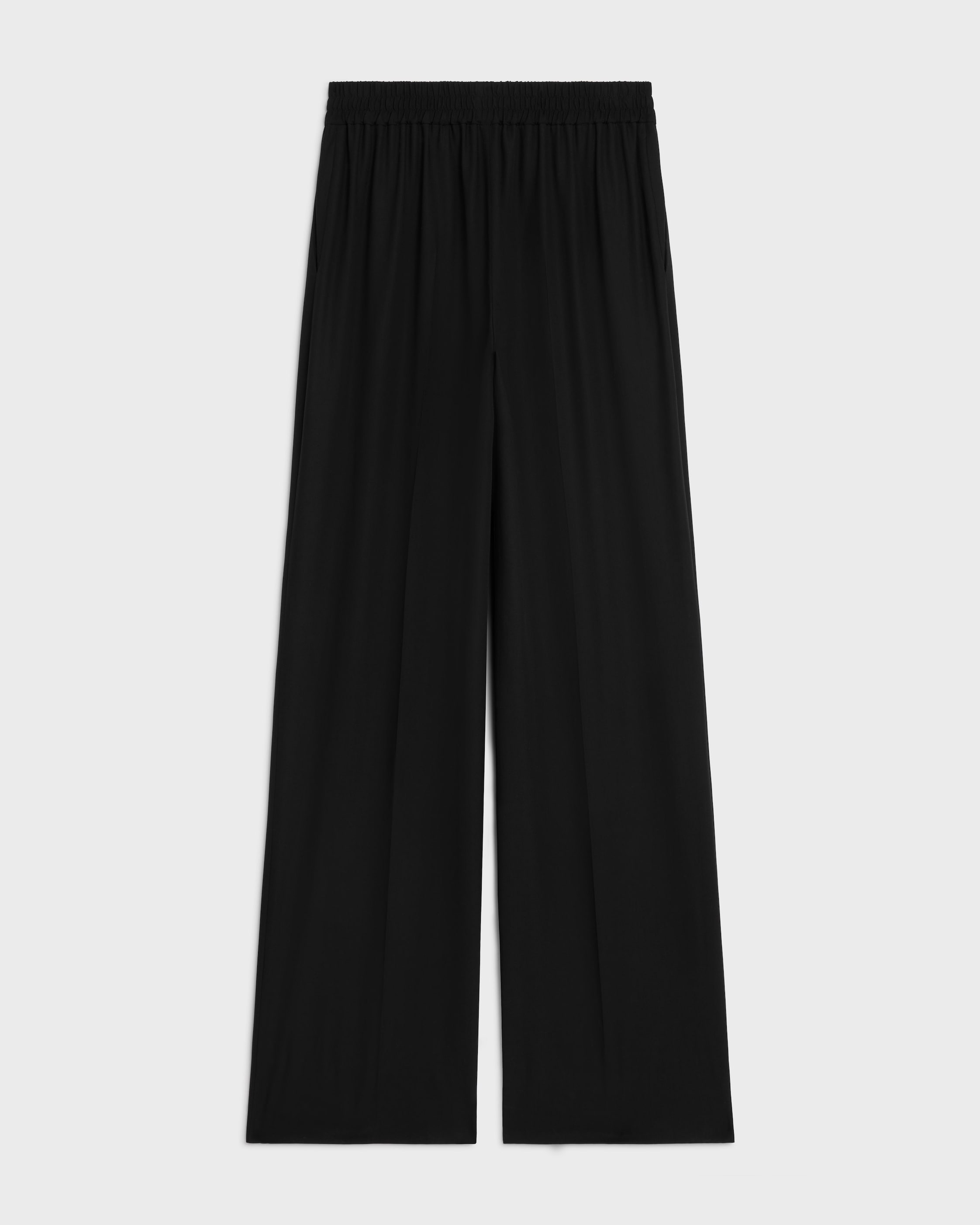 trousers IN light wool cloth - BLACK | CELINE