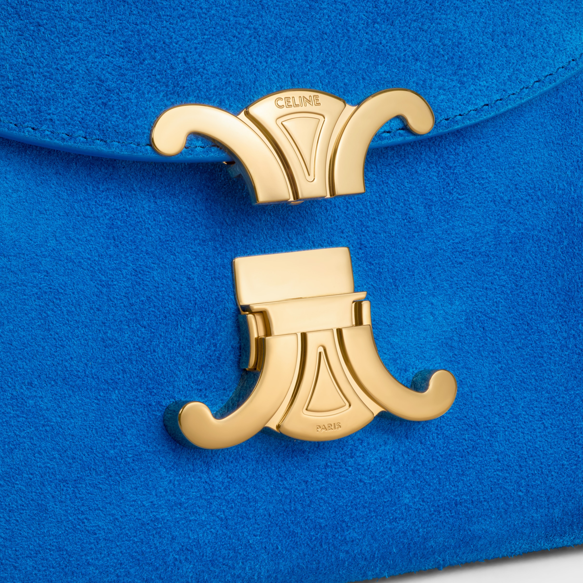 CELINE パラード TEEN NINO BAG IN SUEDE CALFSKIN - ULTRA BLUE | CELINE