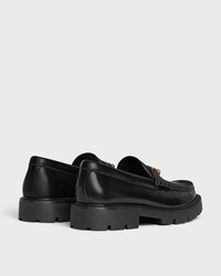 CELINE MARGARET MOCASSIN TRIOMPHE EN CUIR DE TAUREAU BRILLANT - Noir -  - 2 | CELINE