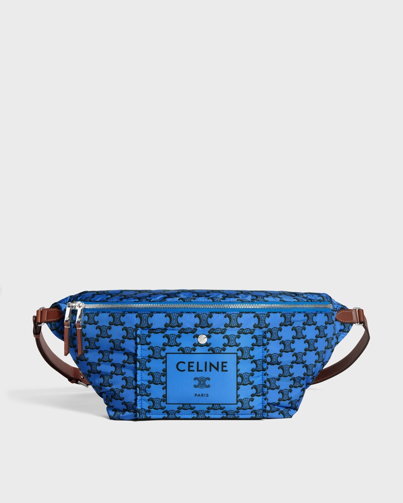 SLINGBAG CELINE PADDED EN NYLON ET VEAU  - ULTRA BLUE / BLACK - CELINE PADDED - 1 | CELINE