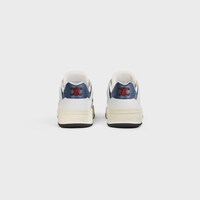 CT-09 TRAINER SNEAKER IN CALFSKIN AND MESH - ULTRA WHITE / NAVY -  - 2 | CELINE
