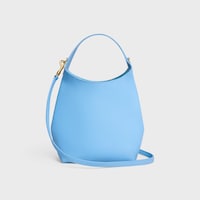 SMALL HOBO IN SUPPLE SMOOTH CALFSKIN - SKY BLUE - EVENING - 2 | CELINE