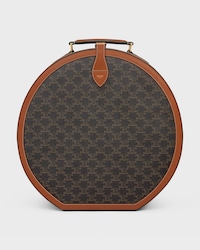 Fedora case in triomphe canvas and calfskin - TAN - LIFESTYLE - 1 | CELINE