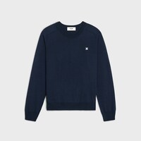 crew neck sweater IN wool - NAVY -  - 1 | CELINE