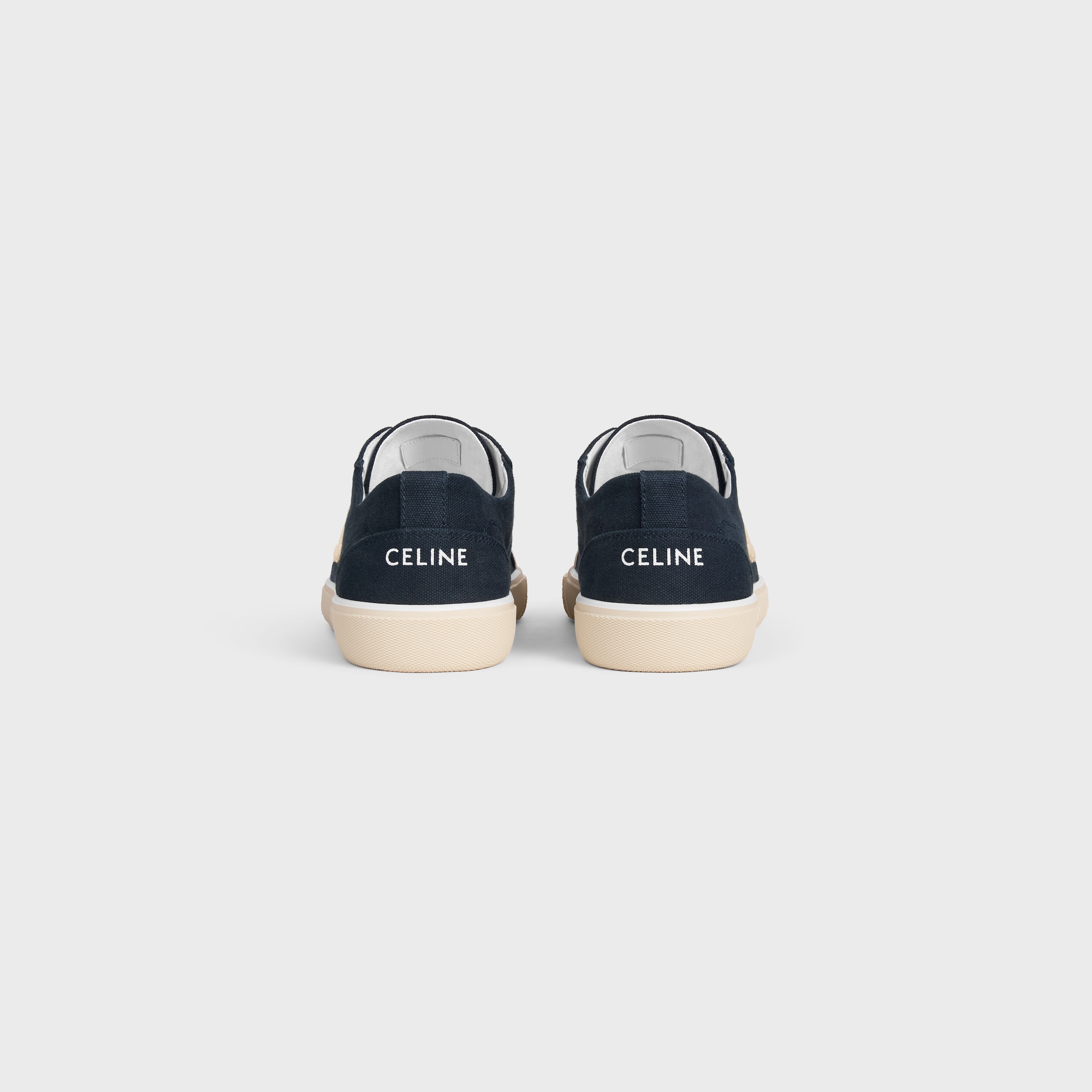ALAN SNEAKER WITH TRIOMPHE IN CANVAS - NAVY | CELINE