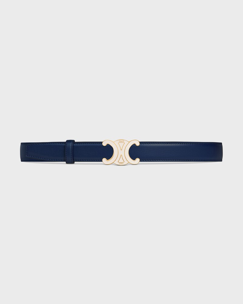 Reversible Strap 25MM IN Smooth and Grained Calfskin -  -  - 1 | CELINE